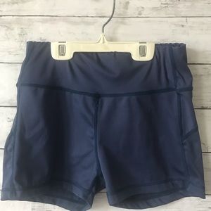 Navy Blue Workout Shorts